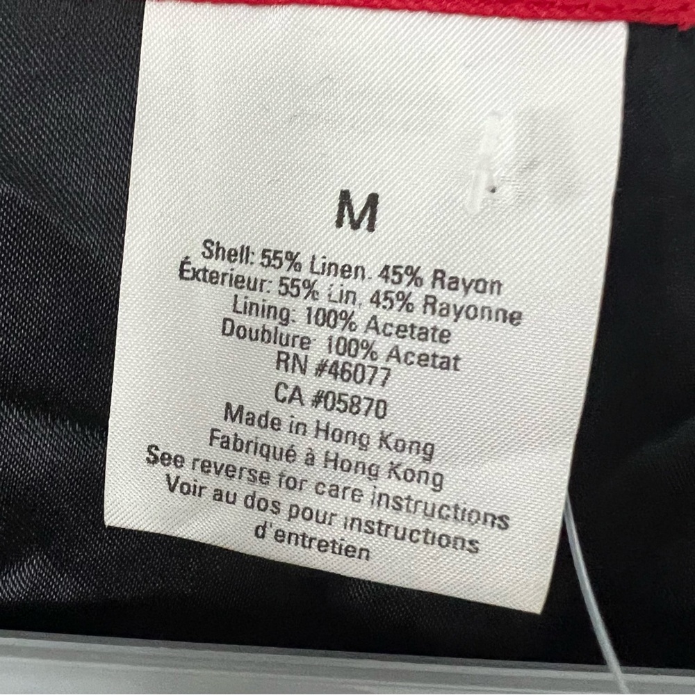 Vintage 90s ESPRIT Linen Floral Embroidered Vest Small Medium Artsy Folk Boho - Picture 6 of 8